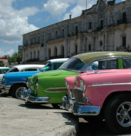 Voitures cubaines typiques